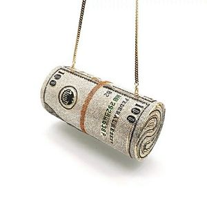 MONEY ROLL CRYSTALS CASUAL CUTCH - Orelia Gold